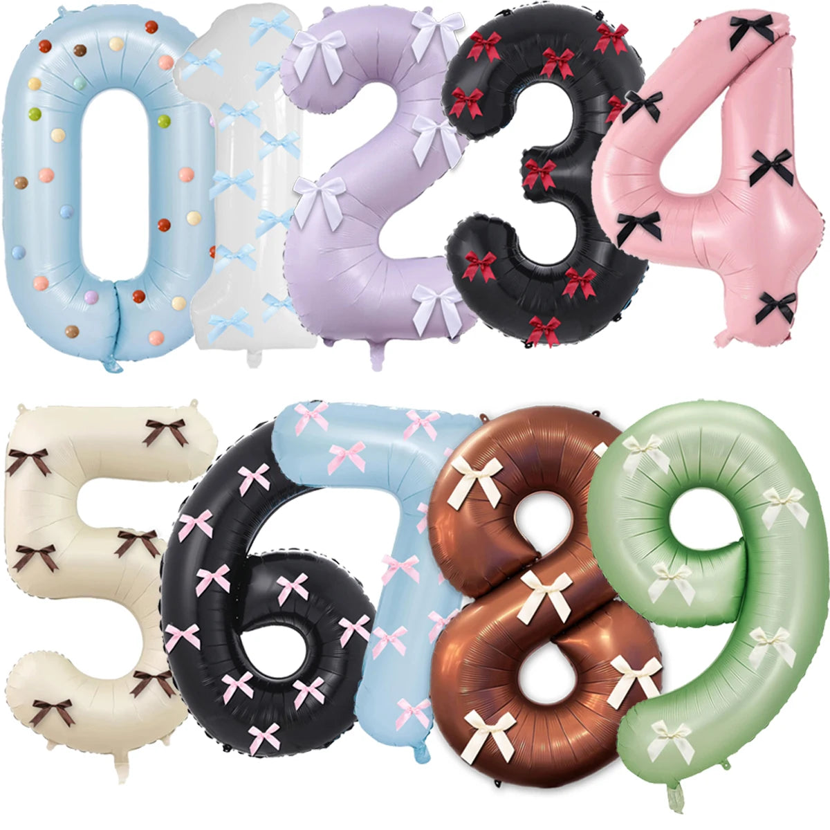 イベント・バルーン装飾|アルミホイル数字バルーン(1個)
