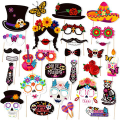イベント・ハロウィングッズ|メキシコの死者の日テーマ写真ブース小道具セット