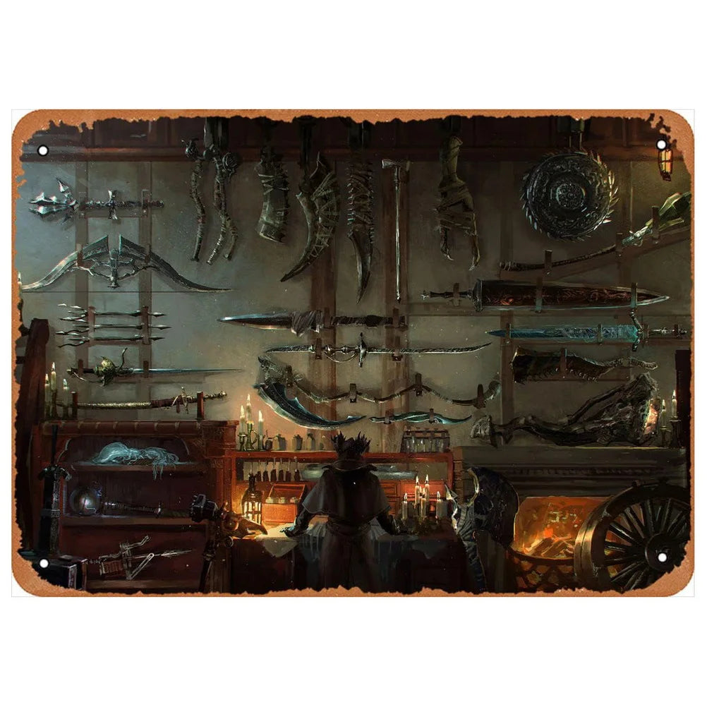 ヴィンテージ映画ブリキ看板 A