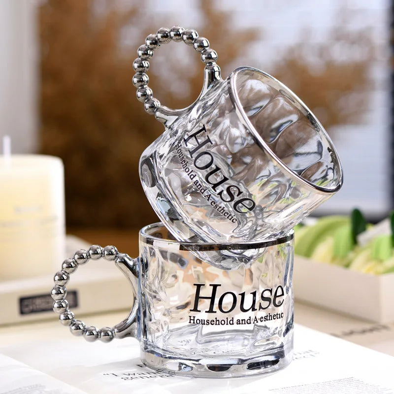 |イベント・ノベルティ用品 | 耐熱 氷カットガラス製マグカップ | 300ml