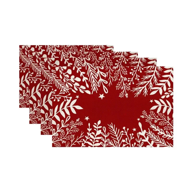 クリスマスランチョンマット|テーマ プレースマット 4枚セット