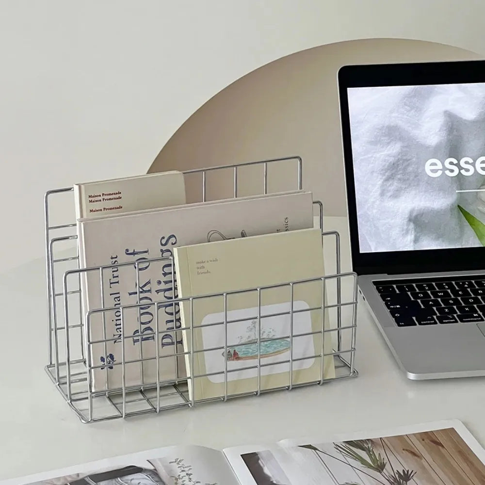 3層メタルメッシュ文房具オーガナイザー