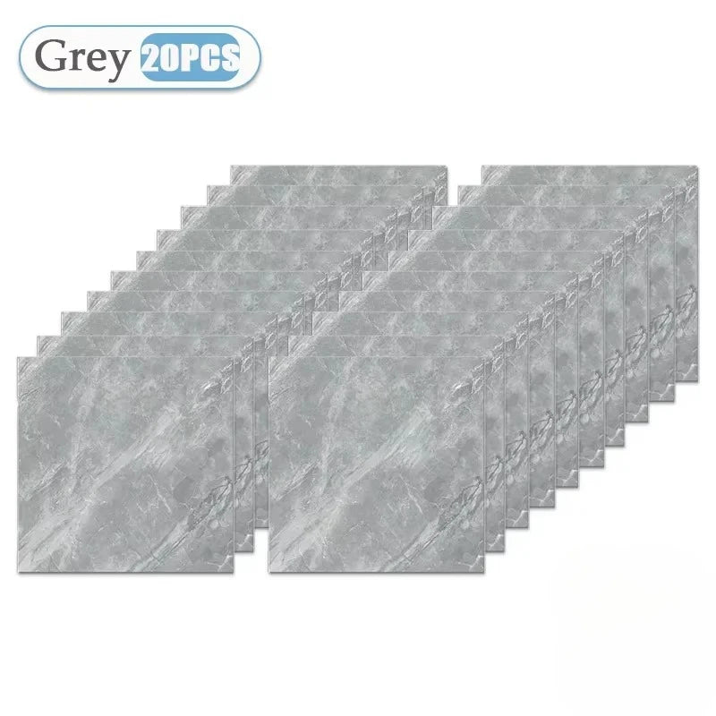 DIY用 マーブル柄タイル風 ステッカー 10枚入~50枚入 大容量