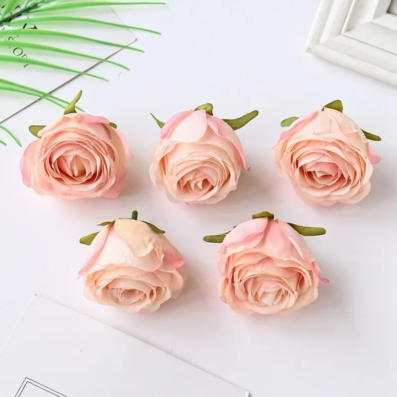 パーティー・インテリア装飾|シルク製造花ローズ50個セット