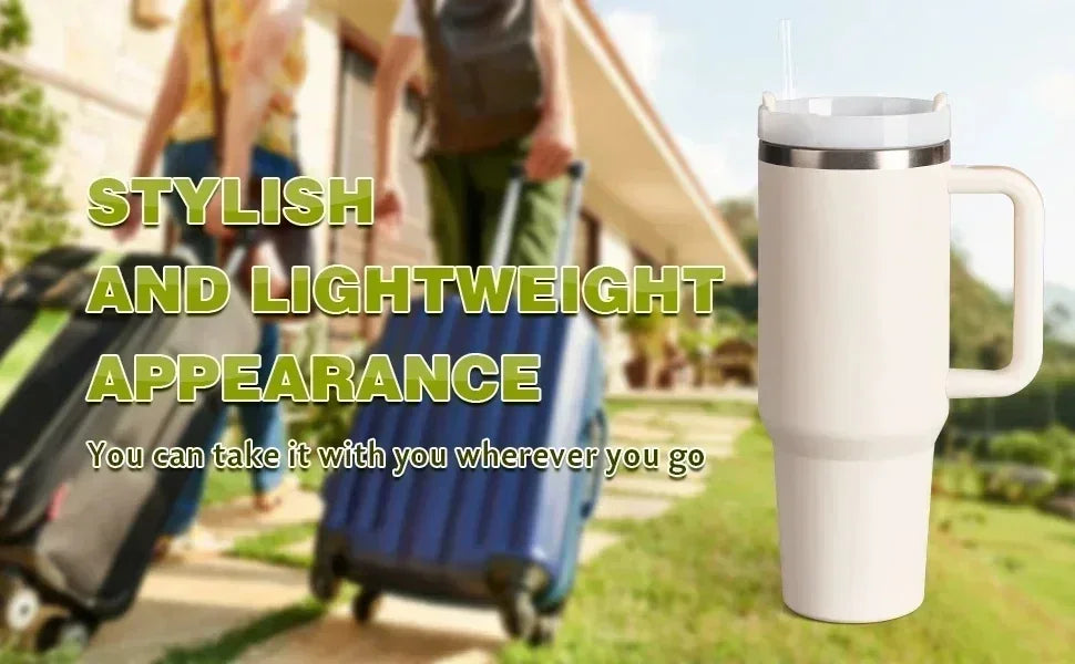 |イベント・ノベルティ用品 | ハンドルストロー付ステンレス断熱ボトル | 1200ml