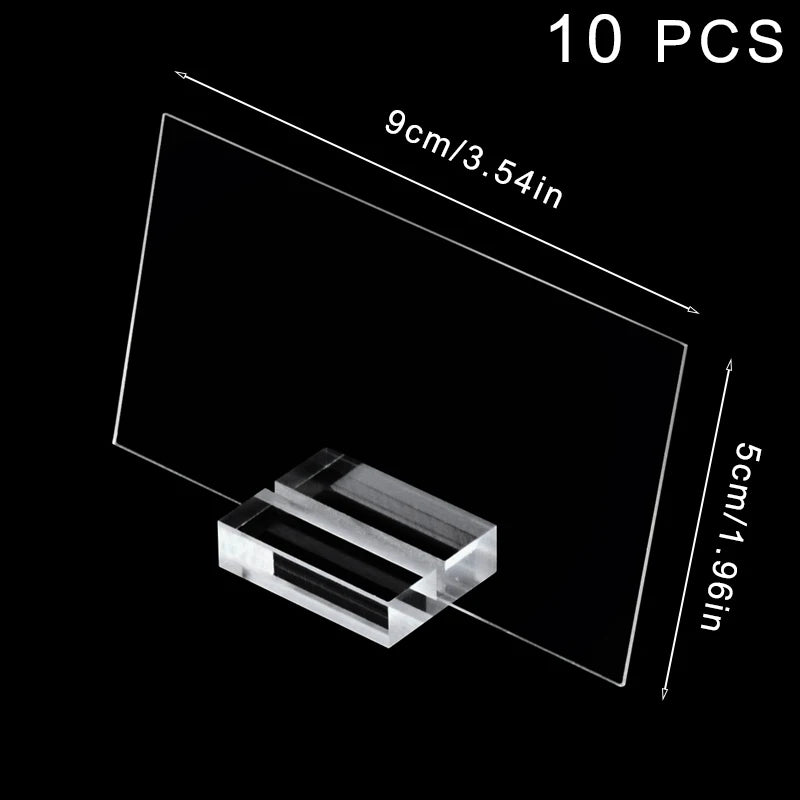 イベント・結婚式装飾|アクリルスタンド カードホルダー 10個セット