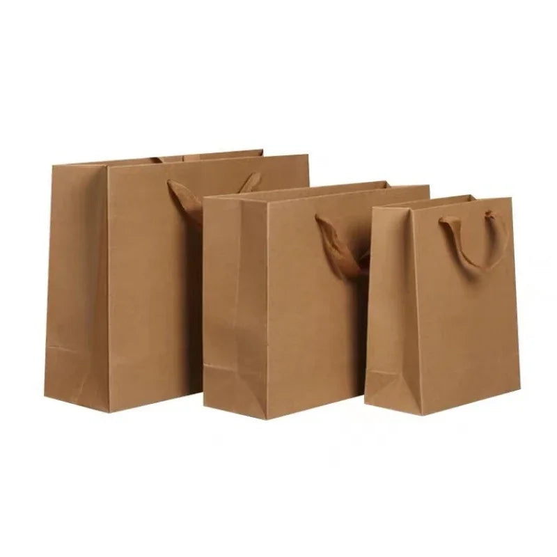 |ノベルティ用品 | クラフト紙ギフトバッグ10枚セット