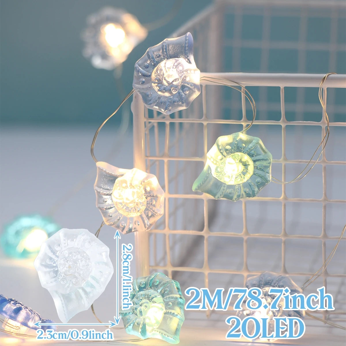 パーティー・インテリア用装飾 シェル&スター LEDライト パーティー装飾