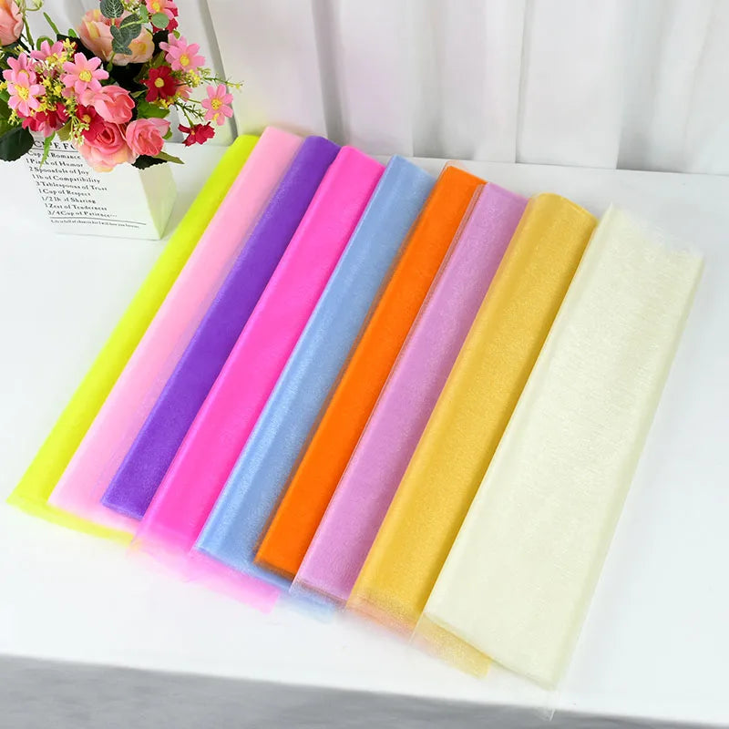 インテリア・パーティ装飾 |オーガンジー生地 | 5/10m シアー