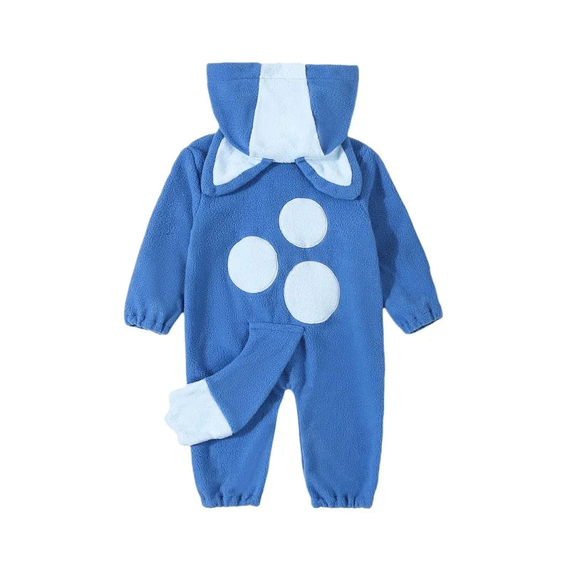 イベント・ハロウィングッズ|キツネ着ぐるみ風ロンパース(70c〜120c)