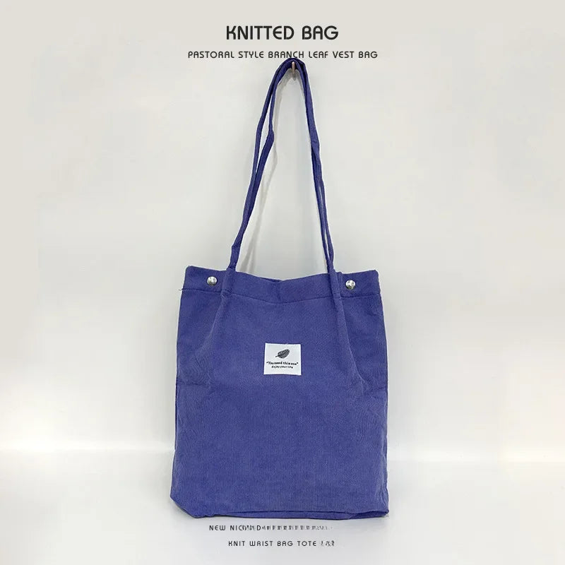 |ノベルティ用品 | コーデュロイショルダーバッグ | 31×34c