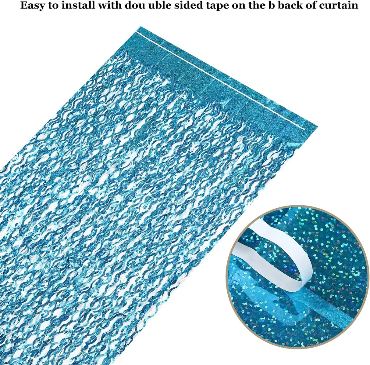 パーティー・インテリア用装飾 波形カーテン 壁面装飾 イベント用