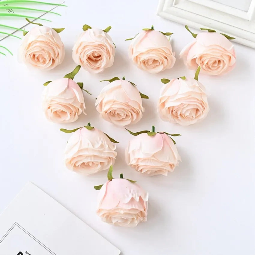 パーティー・インテリア装飾|シルク製造花ローズ50個セット