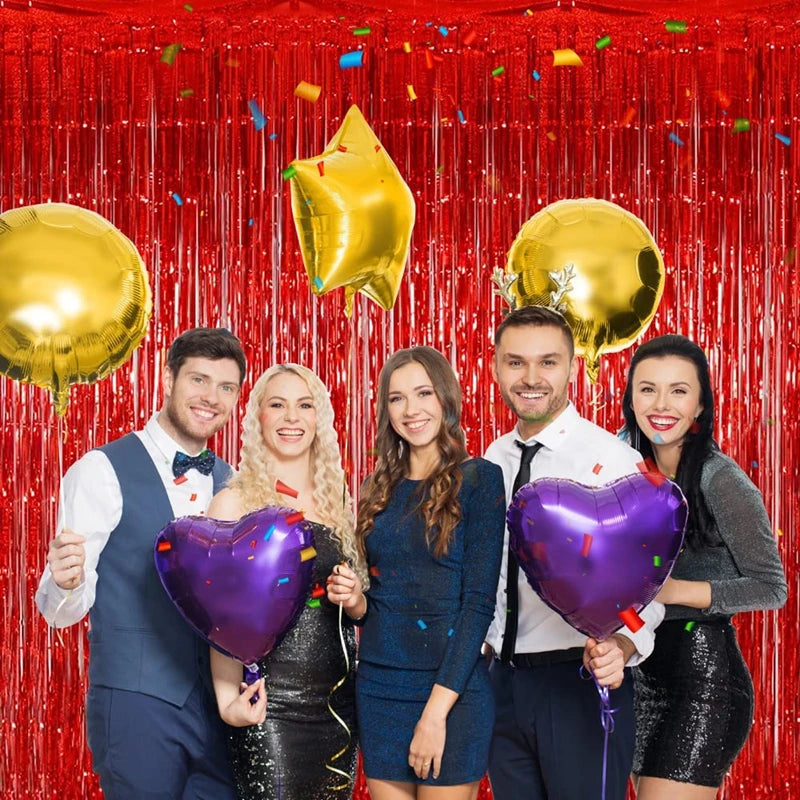 パーティー・インテリア用装飾 バックドロップカーテン キラキラ輝く