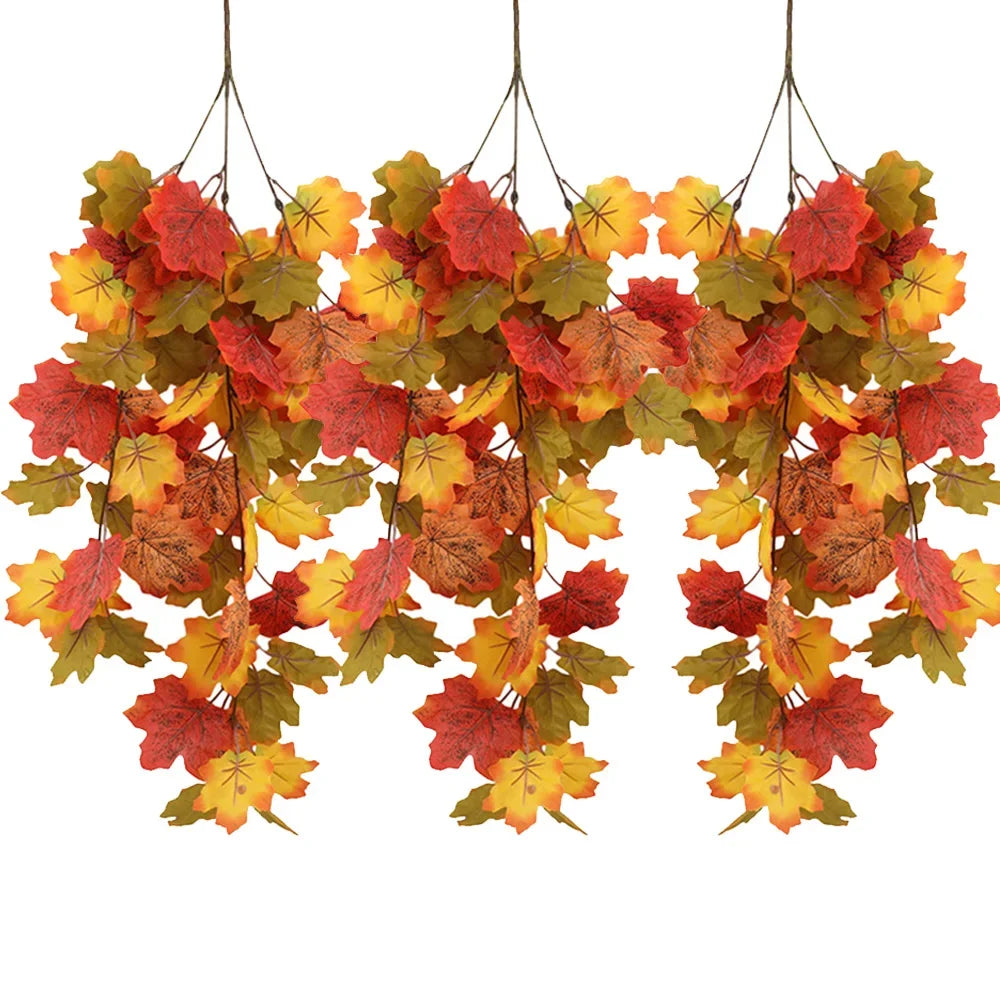 イベント・ハロウィングッズ|レッドメープルガーランド 3個セット