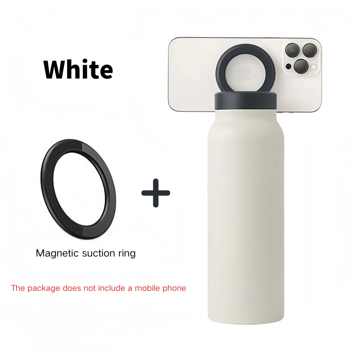 |イベント・ノベルティ用品 | スマホォルダー付き断熱ステンレスボトル | 700ml