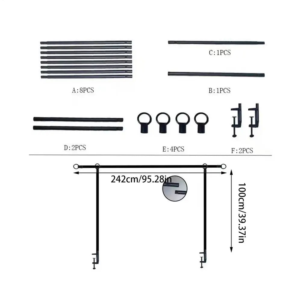 パーティー装飾 卓上用デコレーションスタンド 約280x100cm 再利用可能