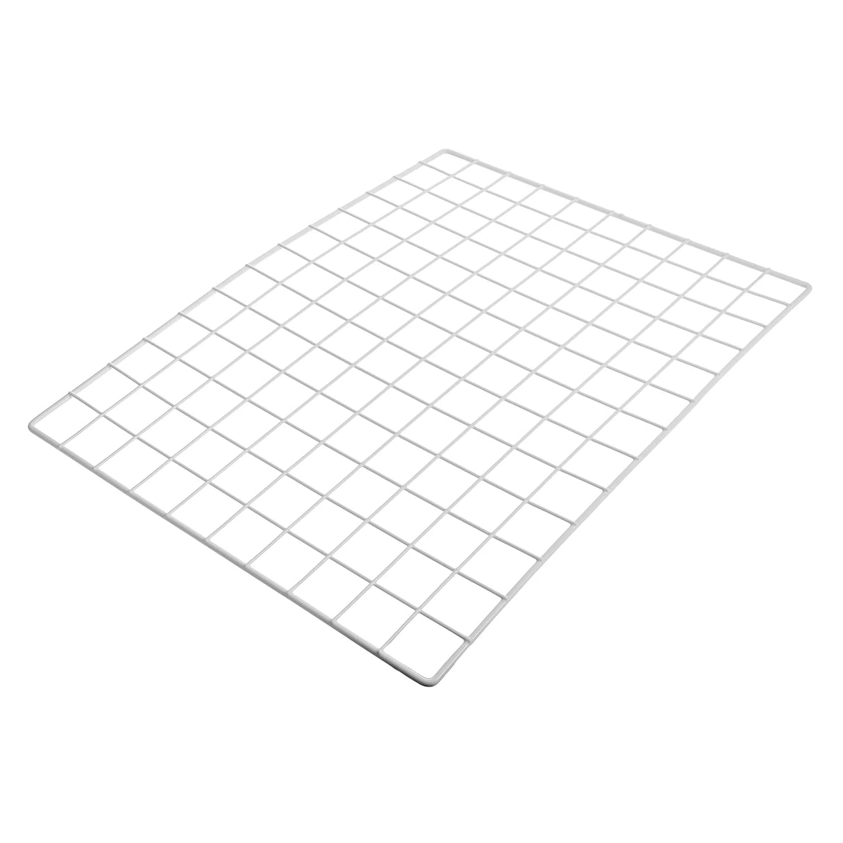 ホワイトアイアンウォールグリッドパネルラック