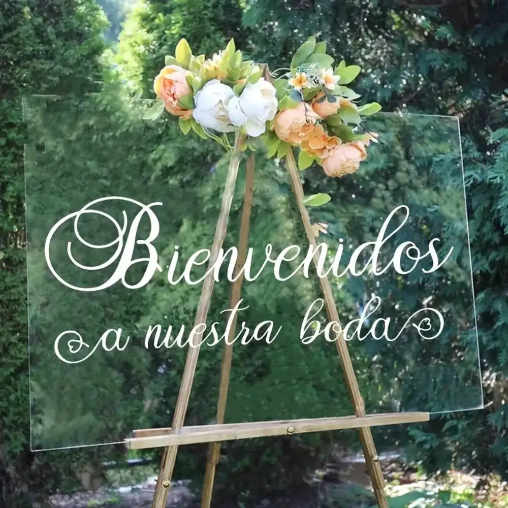 結婚式用スペイン語メッセージウォールステッカー