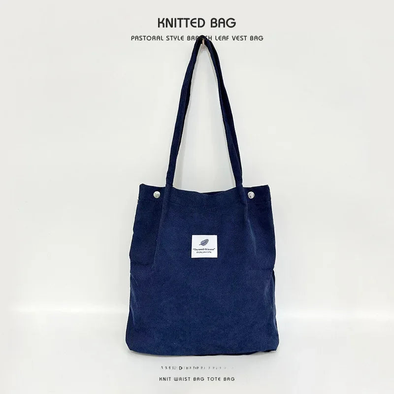 |ノベルティ用品 | コーデュロイショルダーバッグ | 31×34c