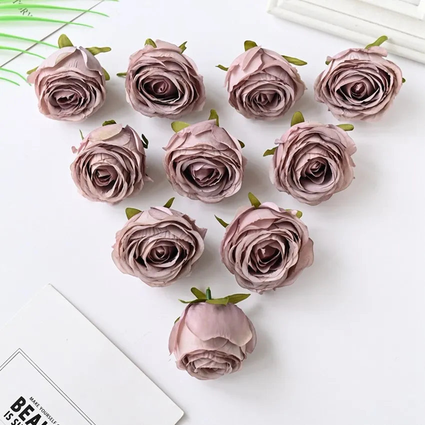 パーティー・インテリア装飾|シルク製造花ローズ50個セット
