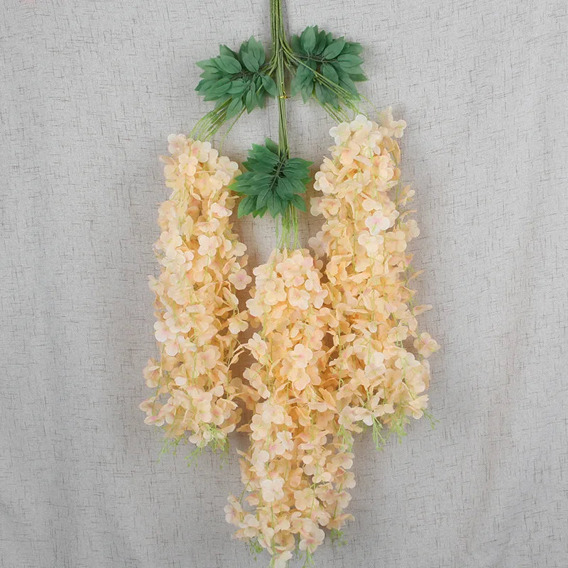 パーティー・インテリア装飾|藤の花シルク造花12個セット(110c)