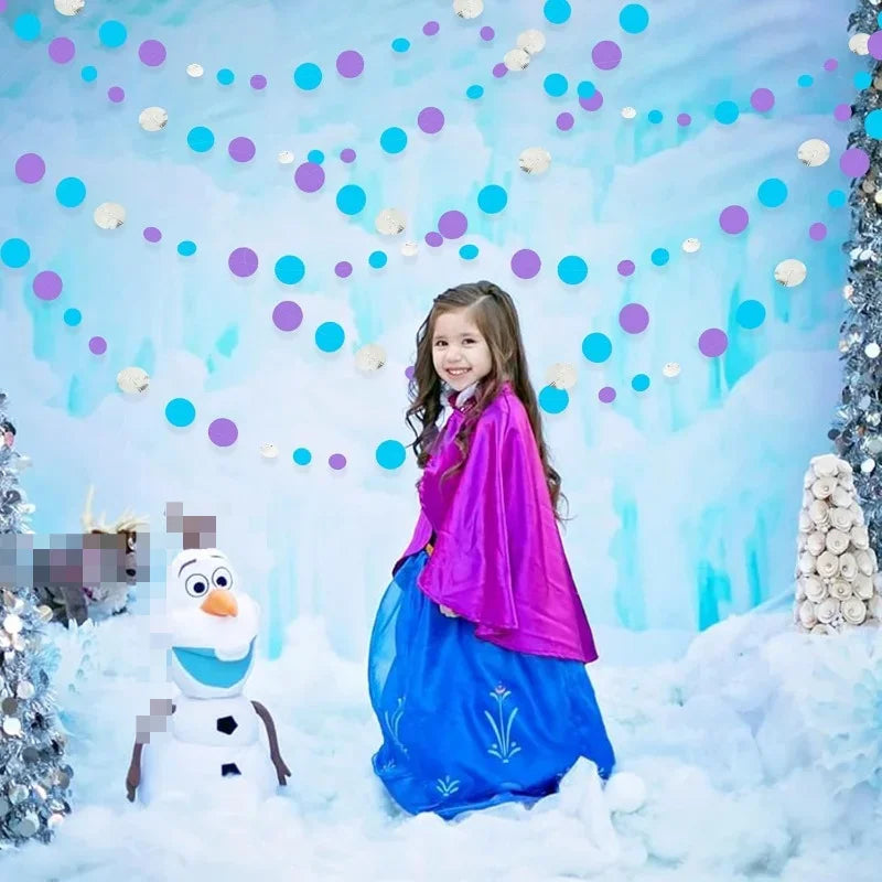 イベント・クリスマス装飾|フローズンカラーガーランドデコレーション