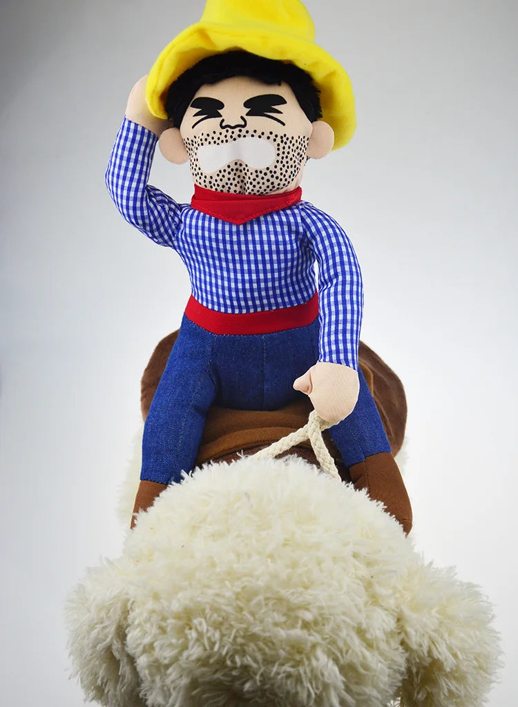 イベント・ハロウィングッズ|カウボーイ犬用コスチューム