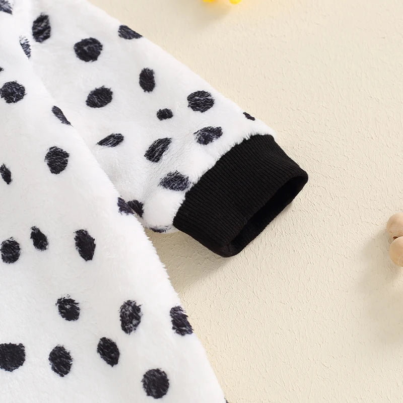 イベント・ハロウィングッズ|ダルメシアン着ぐるみ風ロンパース(0〜18ヶ月)