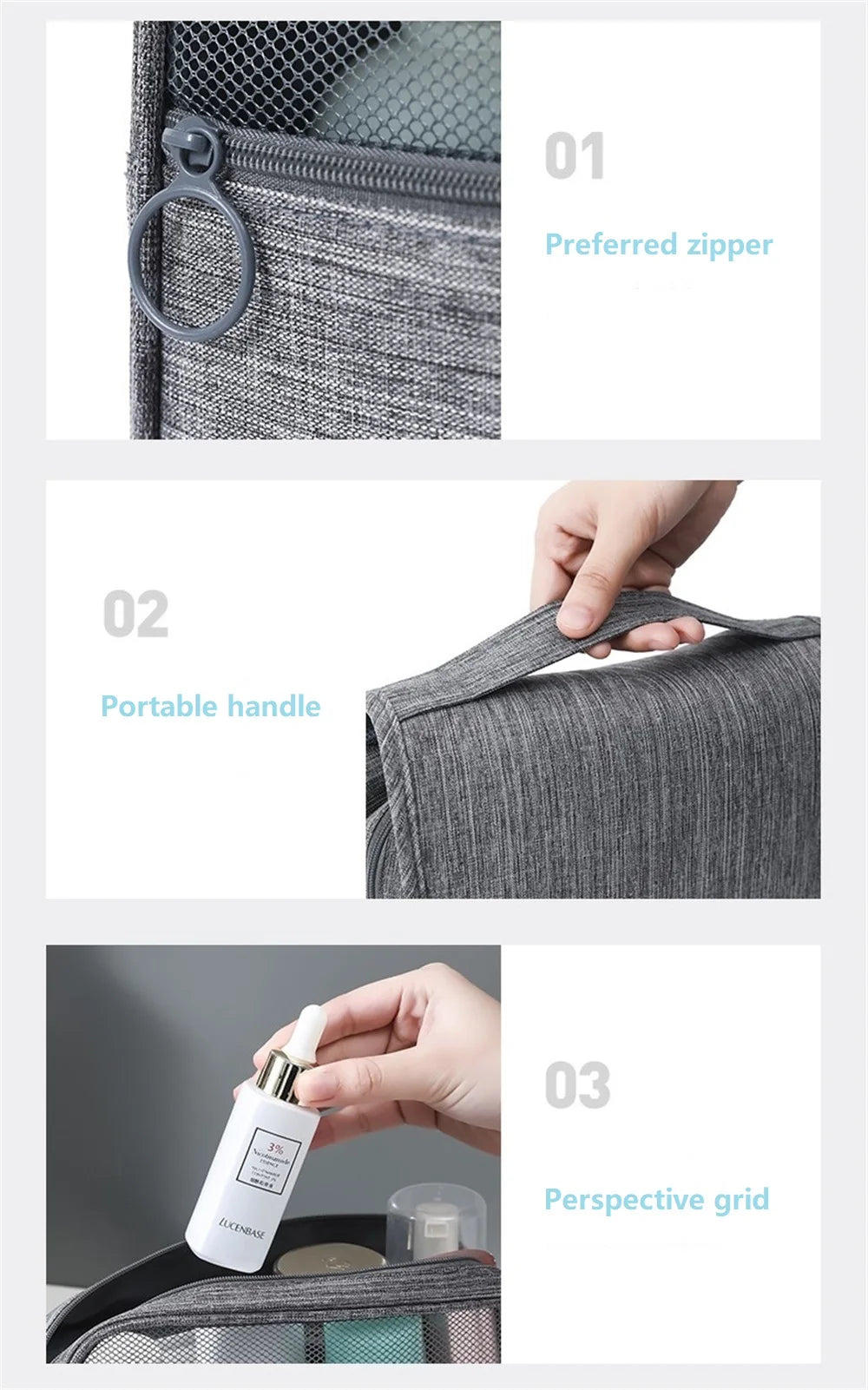 |イベント・ノベルティ用品 | 防水 旅行用洗面グッズ収納バック