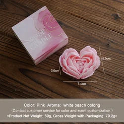 ハート型香り付きキャンドル バレンタインギフト