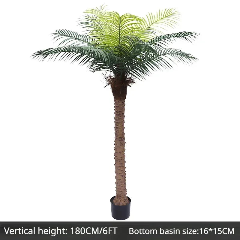 大型人工ココナッツツリーフェイクヤシ(屋外・屋内装飾用)ハワイアンシミュレーションプラント