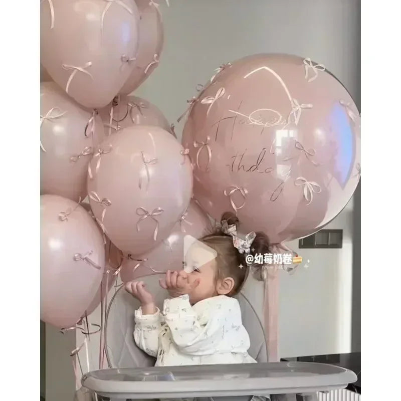 イベント・バルーン装飾 |リボン付きバルーンセット| 5個