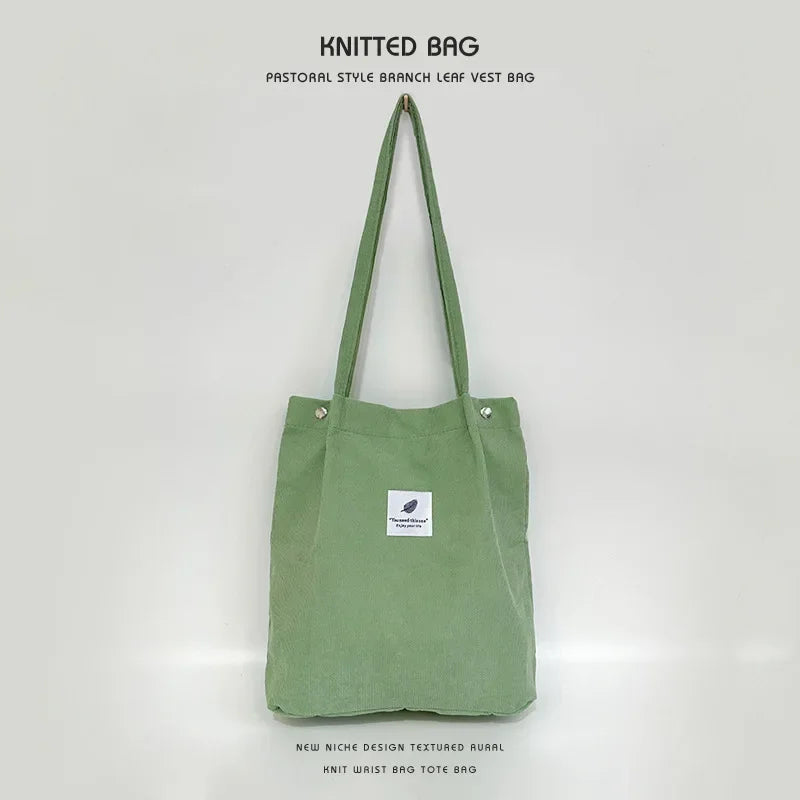 |ノベルティ用品 | コーデュロイショルダーバッグ | 31×34c