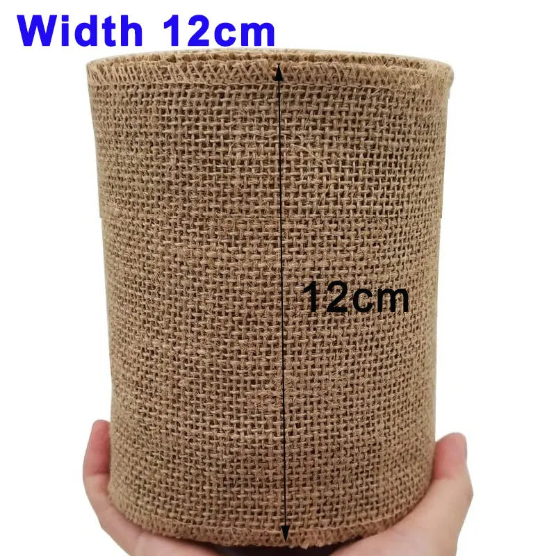 インテリア・パーティ装飾 | 天然麻素材リボン | 1m/2m/5m/10m巻