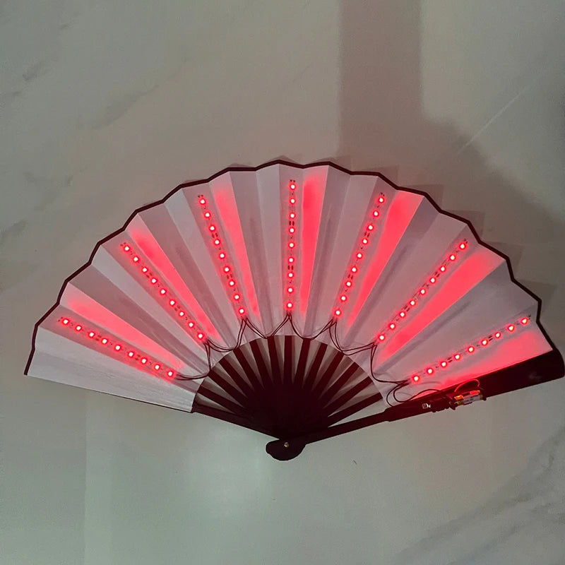イベント・ハロウィングッズ|光る!LED扇子(電池式)