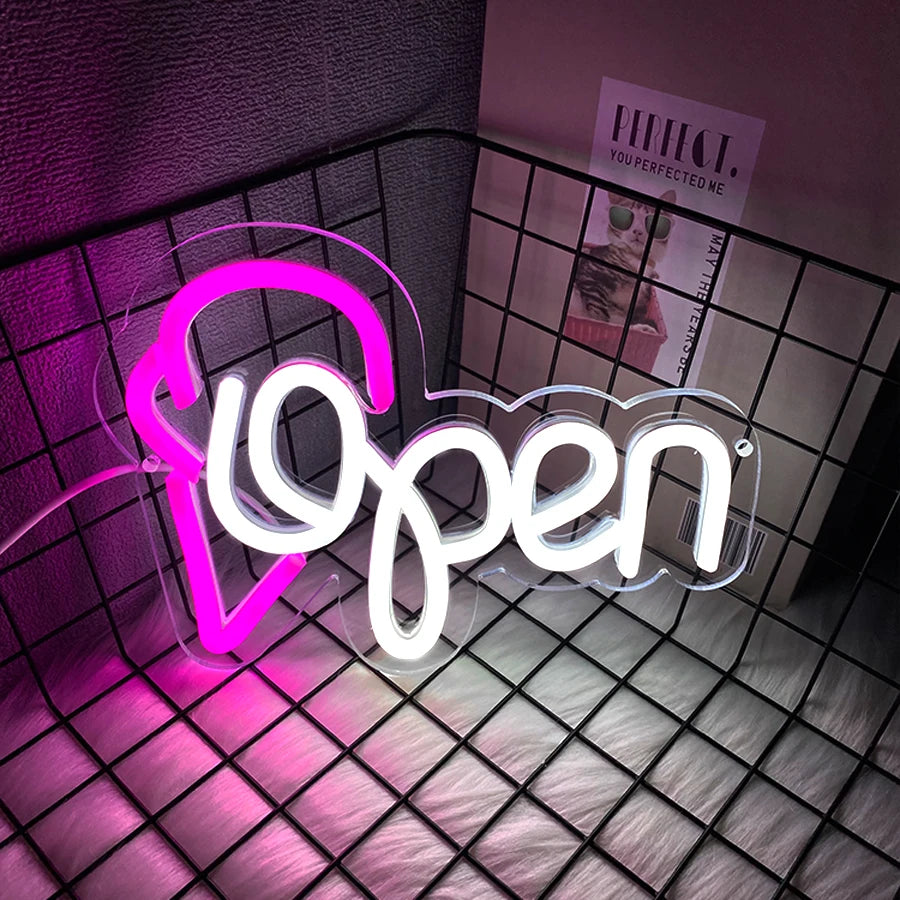 アイスクリーム LEDネオンサイン(ネオン看板)