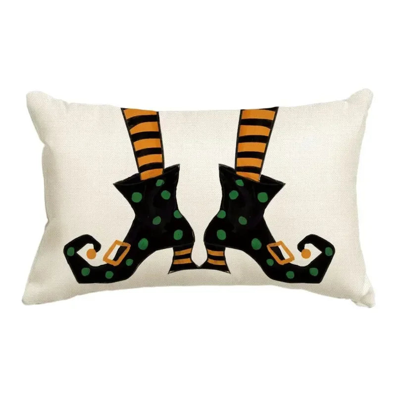 イベント・ハロウィングッズ|リネンクッションカバー30x50cm