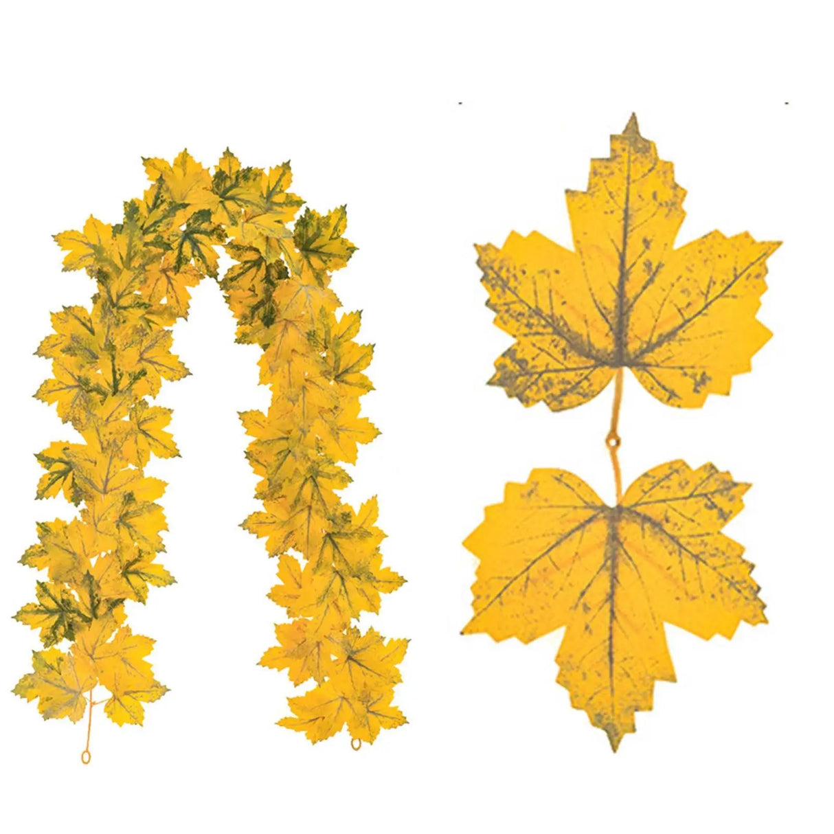 ハロウィンリース|メープルリーフつる 1.75m ホームデコレーション