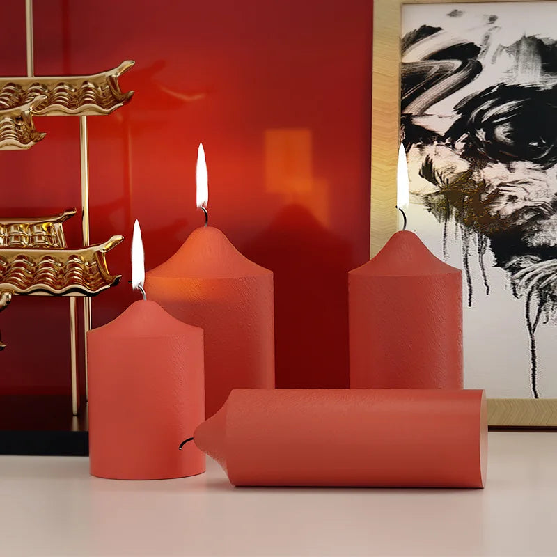 クラフト・DIY用|ハンドメイドキャンドル用 円筒型 シリコン