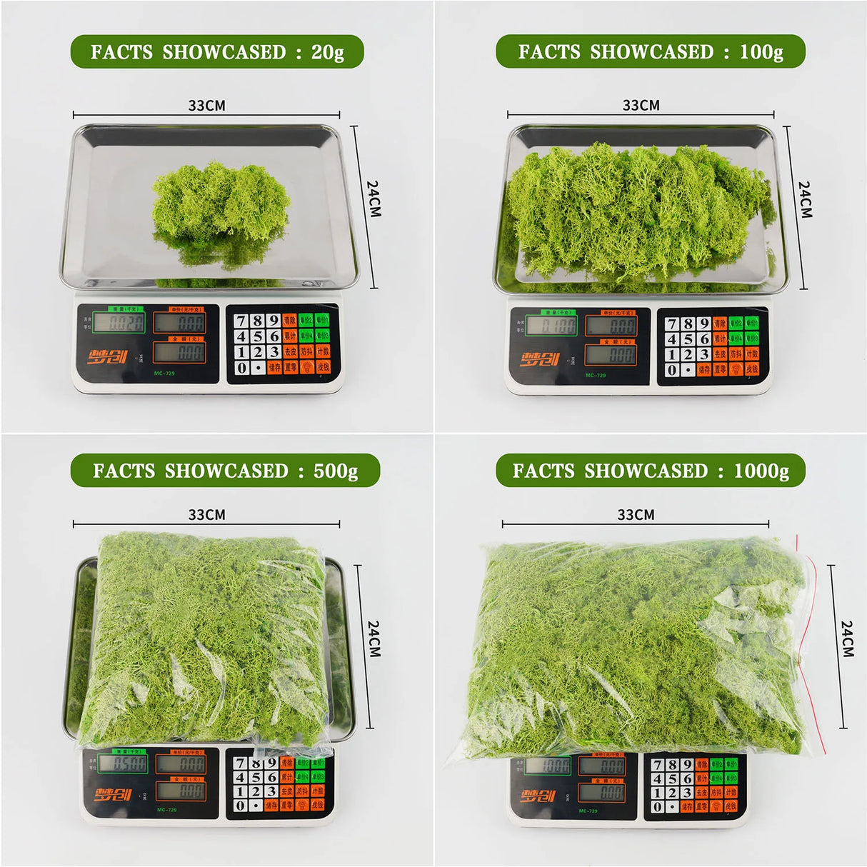 500g・1000g・ミニ風景フェイクグラス・永遠の命