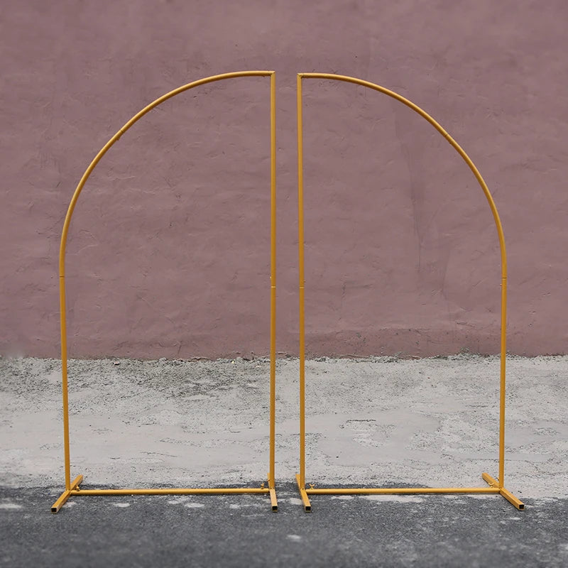 イベント・パーティー装飾 メタル製デコレーションフレーム 3点セット アーチ型