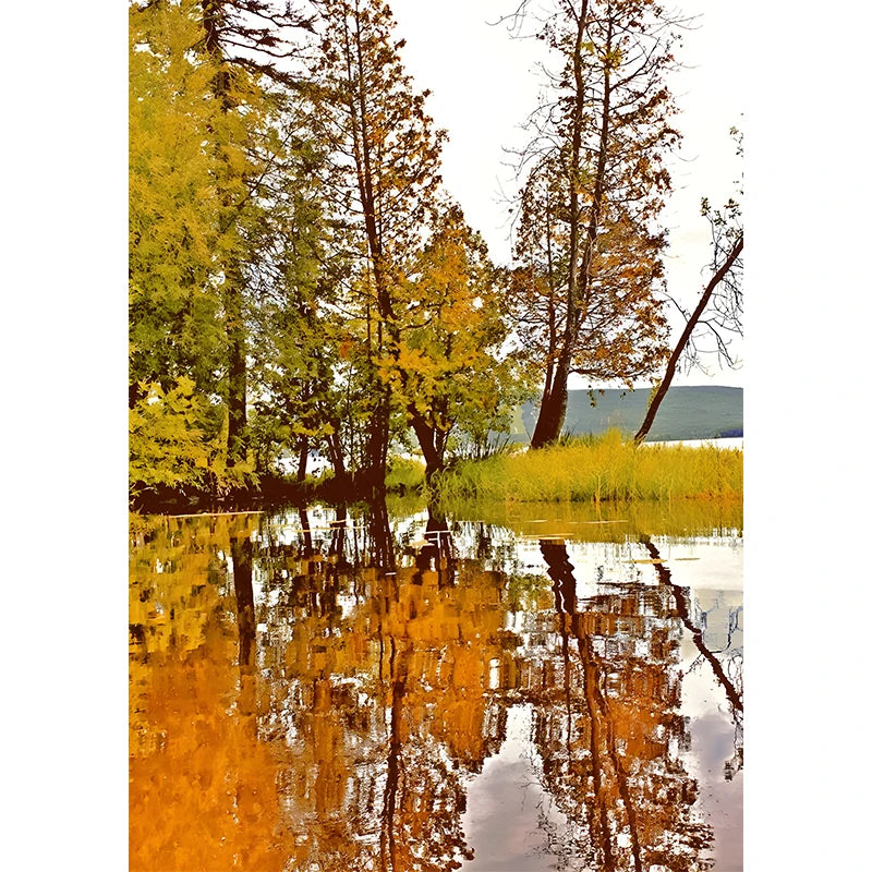 イベント・ハロウィングッズ|秋の風景キャンバスアート