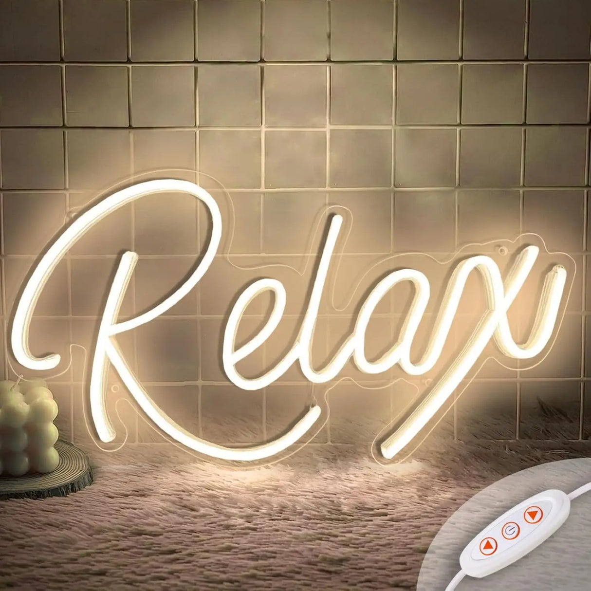 Relax LEDネオンサイン(ネオン看板) 調光機能付き