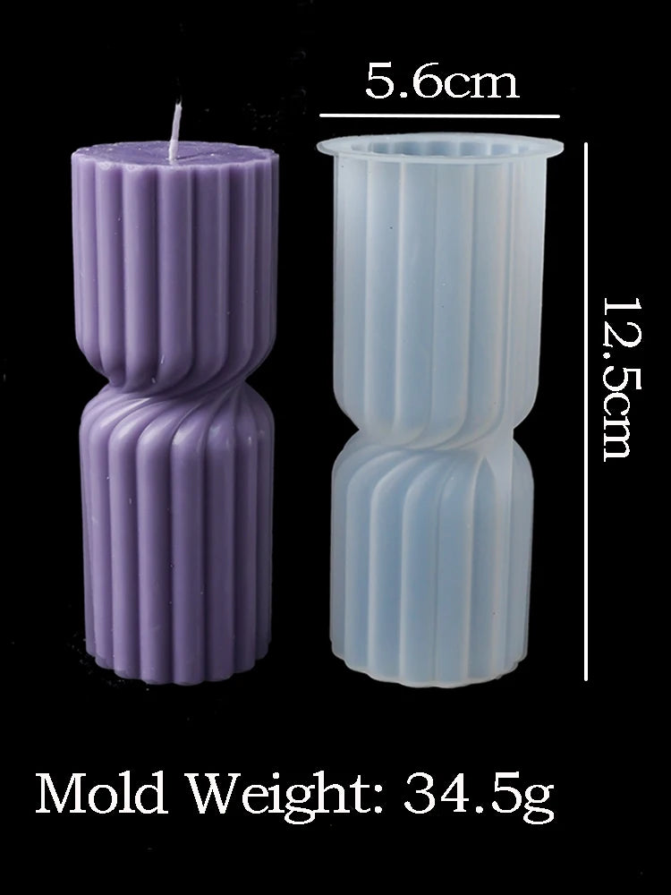 クラフト・DIY用|ハンドメイドキャンドル用 3D幾何学模様型