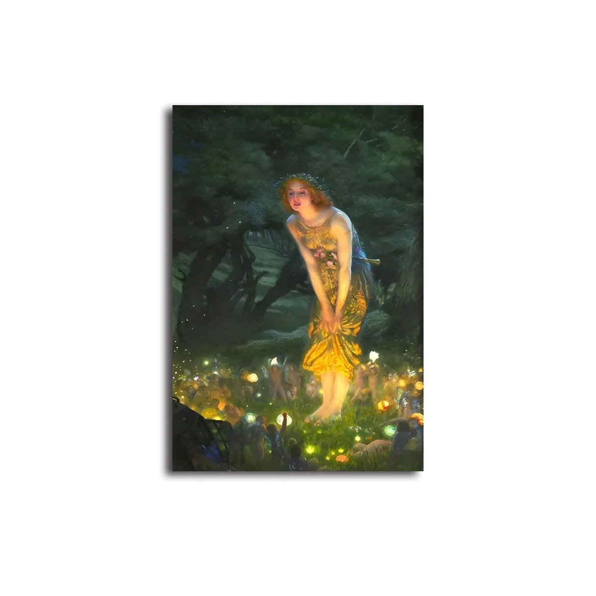 イベント・ハロウィングッズ|レトロキュートなゴーストと猫のアートポスター