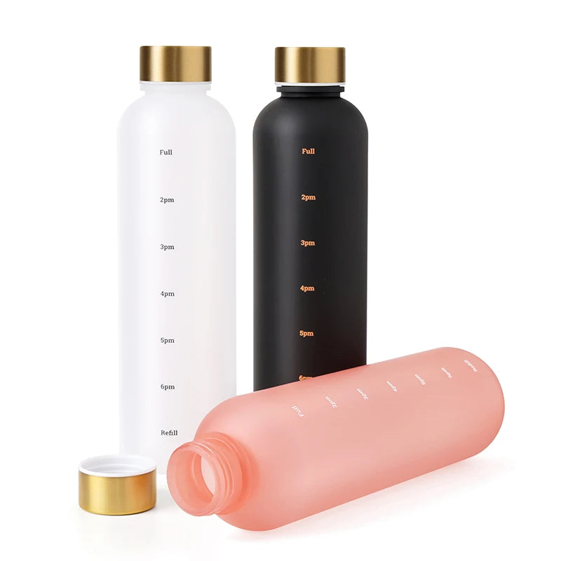 |イベント・ノベルティ用品 | タイムマーカー付きウォーターボトル | 1000ml ジム オフィス