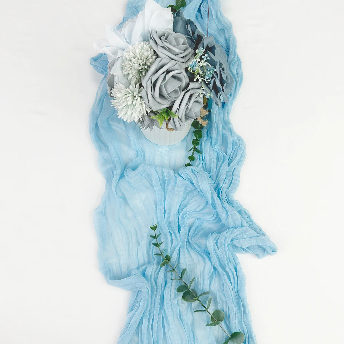 インテリア・パーティ装飾 | ガーゼテーブルランナー | 全長3m/4m