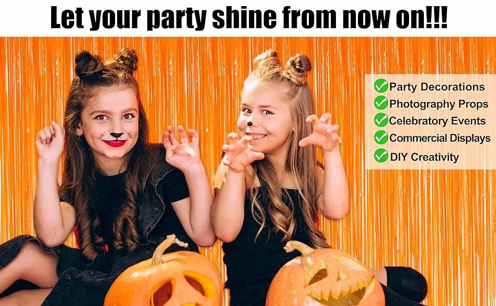 イベント・パーティーグッズ|ホイルフリンジカーテン6枚セット