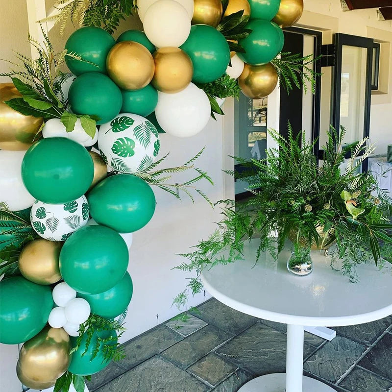 レトロダークグリーンバルーン40個セット